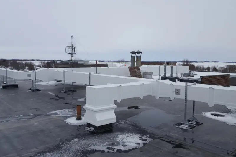 Commercial hvac installation 1