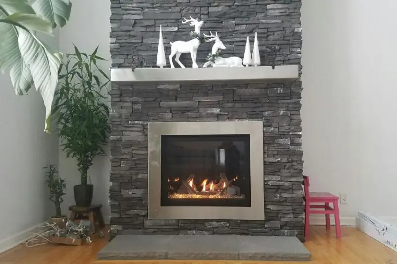 Fireplace installation 3